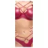 Cottelli Party - bh set - glanzend effect - rood