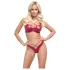 Cottelli Party - bh set - glanzend effect - rood - 80B/M