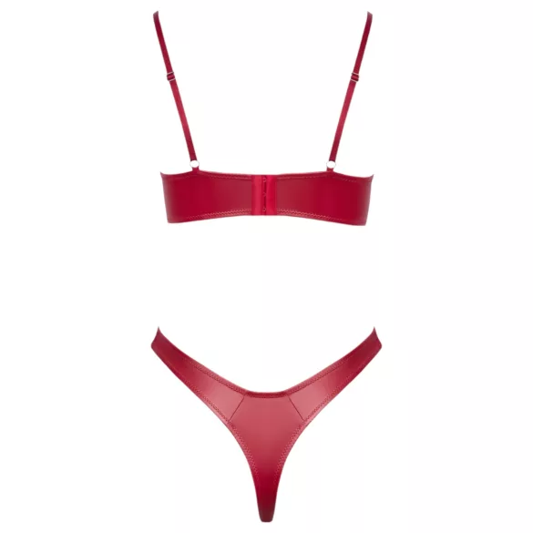 Cottelli Party - bh set - glanzend effect - rood - 80B/M