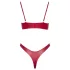Cottelli Party - bh set - glanzend effect - rood - 80B/M