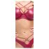 Cottelli Party - glanzende bh-set (rood) - 85B/L