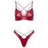Cottelli Party - glanzende bh-set (rood) - 85B/L
