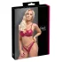 Cottelli Party - bh set - glanzend effect - rood - 85B/L