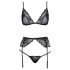 Kissable - Lingerieset (zwart) - L/XL