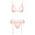 Kissable - Kanten lingerieset (roze) - L/XL