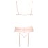 Kissable - Kanten lingerieset (roze) - L/XL
