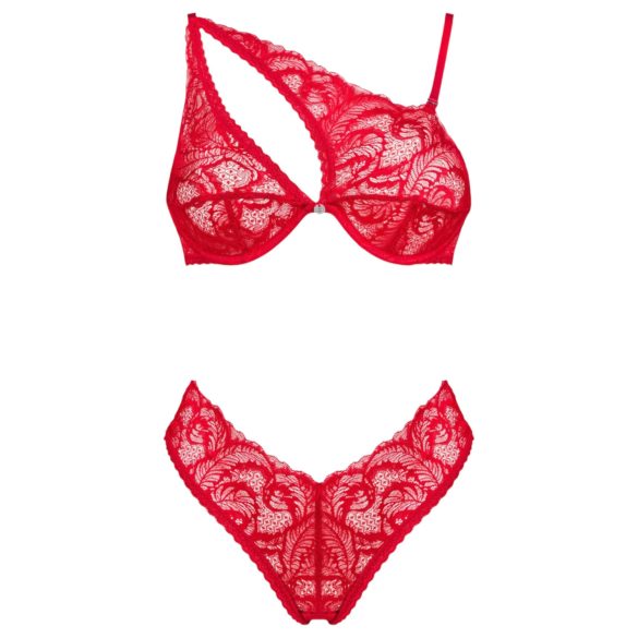 Obsessive Atenica - kruislingerie set (rood) - M/L