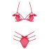 Obsessive - lingerie set - met strik - rood
