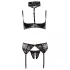 Abierta Fina - Verleidelijke kant - lingerie set (trio)