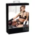 Abierta Fina - Lingerieset met kant - 3-delig - zwart - 80B/M