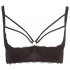 Cottelli Plus Size - bh met bandjes en ringen - zwart - 90D