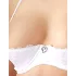 Cottelli - bh set met veters en kant - wit - 85C/L