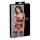Cottelli Bondage - Bh set met kant - rood - mat