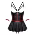 Cottelli Bondage - glanzende set met armboeien (zwart)