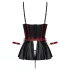 Cottelli Bondage - glanzende set met armboeien (zwart)