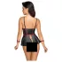 Cottelli Bondage - glanzende set met armboeien (zwart)