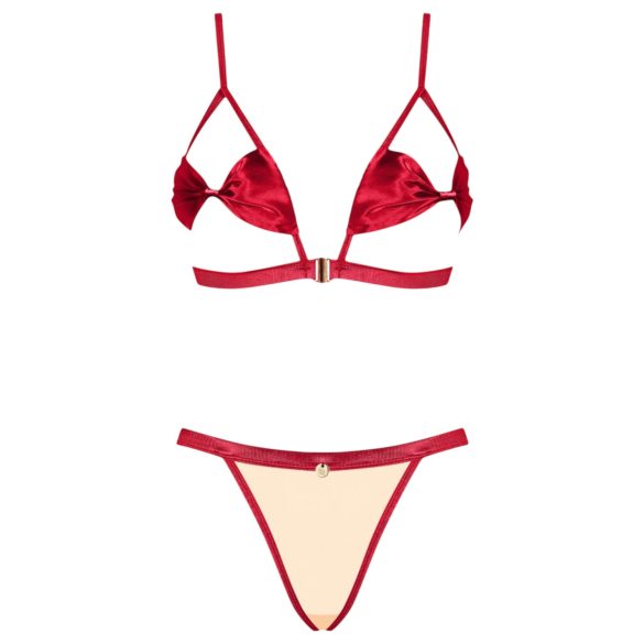 Obsessive Rubinesa - lingerie set - verleidelijk - rood