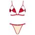 Obsessive Rubinesa - lingerie set - verleidelijk - rood