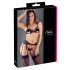 Cottelli - open lingerieset - kant - zwart