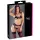 Cottelli - open lingerieset - kant - zwart - XL