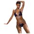 Obsessive Balitta - glanzende paarse nekband bikini - L