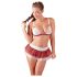 Cottelli - Sexy schoolgirl bustier set