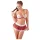 Cottelli - sexy schoolgirl set - bh en slip - zwart - L