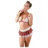 Cottelli - sexy schoolgirl set - bh en slip - zwart - L