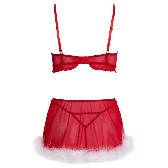 Cottelli - kerstlingerie set (rood)