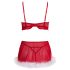 Cottelli - kerstlingerie set (rood)