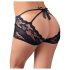 Cottelli - Pikante kanten slip (zwart) - XL
