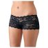 Cottelli - Pikante kanten slip (zwart) - XL