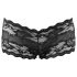 Cottelli - Pikante kanten slip (zwart) - XL