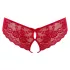 Cottelli - open dames string met strikje - rood
