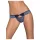 Obsessive Auroria - dames string - strikje geborduurd - blauw