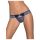 Obsessive Auroria - geborduurde damesstring met strik (blauw) - L/XL