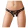 Cottelli - String slip dames - kant - zwart - L