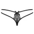 Obsessive Intensa - dames string - dubbele bandjes - kant - zwart