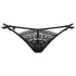 Obsessive Intensa - dames string - dubbele bandjes - kant - zwart