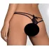 Obsessive Intensa - dames string - dubbele bandjes - kant - zwart