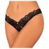 Obsessive Donna Dream - kanten open string (zwart) - M/L