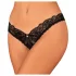 Obsessive Donna Dream - open string - kant - zwart - M/L