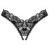 Obsessive Donna Dream - kanten open string (zwart) - M/L
