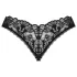 Obsessive Donna Dream - open string - kant - zwart - XL/XXL