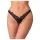 Obsessive - string dames slip - transparant kant - zwart - L/XL