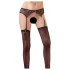 NO:XQSE - Lingerieset met jarretels - kant - zwart