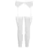 NO:XQSE - Lingerieset met jarretels - kant - wit
