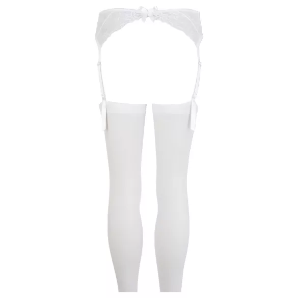NO:XQSE - Lingerieset met jarretels - kant - wit