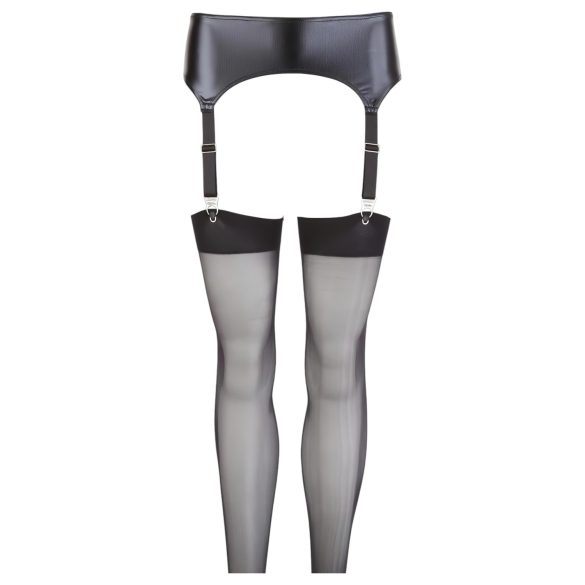 NO:XQSE - Glanzende jarretelset - M