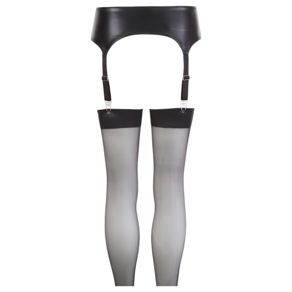 NO:XQSE - Glanzende jarretelset - M